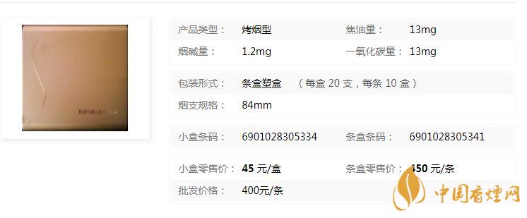 蘇煙軟金砂xs多少錢一包價格？蘇煙軟金砂XS價格及參數(shù)一覽